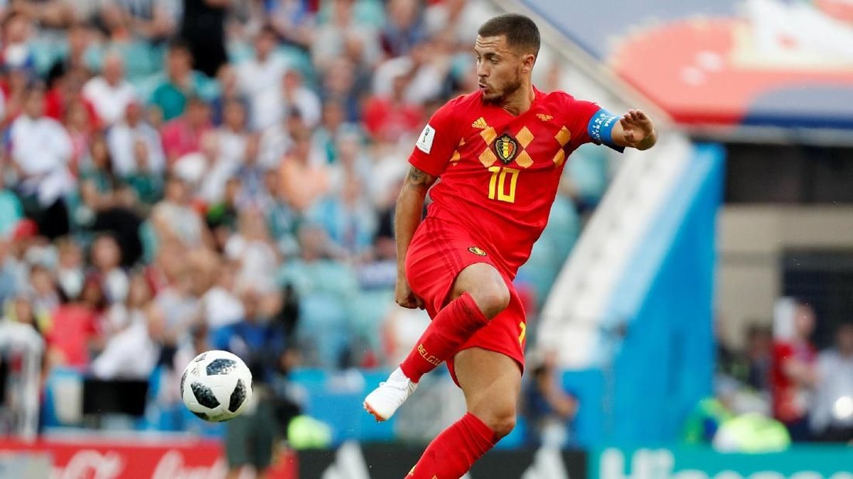 Eden Hazard akan memimpin Belgia di semifinal Piala Dunia 2018 (Foto: Max Rossi/Reuters)