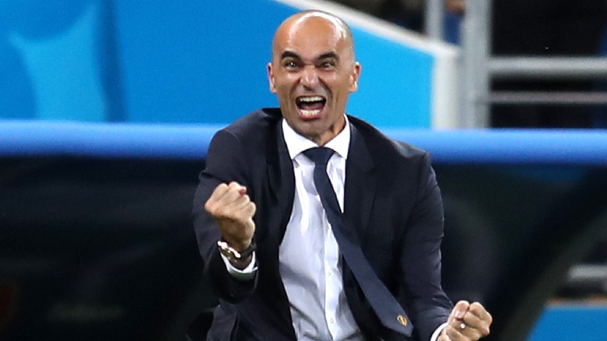Pelatih Belgia Roberto Martinez (Foto: Catherine Ivill/Getty Images)
