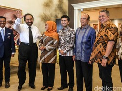 Surya Paloh Minta Khofifah Bantu Menangkan Jokowi di Pilpres