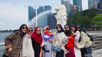 Foto: Serunya Hijabers Cantik Jalan-jalan di Singapura