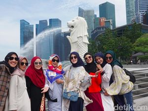Foto: Serunya Hijabers Cantik Jalan-jalan di Singapura Foto: Serunya Hijabers Cantik Jalan-jalan di Singapura