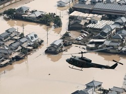 Banjir Jepang Tewaskan 110 Orang, PM Abe Batal ke Luar Negeri