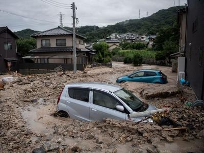 Foto: Parahnya Kerusakan Akibat Banjir Dahsyat di Jepang