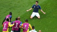 Benjamin Pavard. Dua tahun lalu masih main di divisi kedua Jerman, tapi penampilannya bersama Prancis bikin bek Stuttgart itu santer disebut-sebut jadi incaran Bayern Munich dan Tottenham Hotspur. (Foto: Pilar Olivares/Reuters)