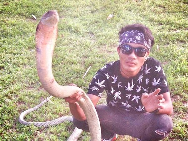 Potret Aksi Rizky Sebelum Tewas Dipatuk King Cobra di CFD