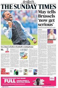 Reaksi Heboh Media Inggris Usai Harry Kane cs Lolos ke Semifinal