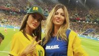 Sedih! Dukungan Maksimal Alessandra Ambrosio untuk Brasil