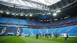 Intip Sesi Latihan Prancis Jelang Laga Panas Lawan Belgia