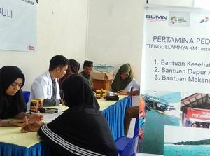 Bantu Evakuasi Korban KM Lestari Maju, Pertamina Buat Posko Kesehatan