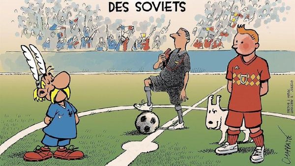 Prancis Vs Belgia dalam Meme Asterix Vs Tintin