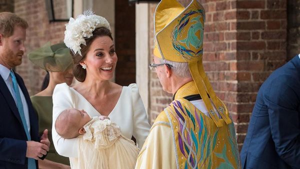 Senyum Kate Middleton saat Pembaptisan Pangeran Louis