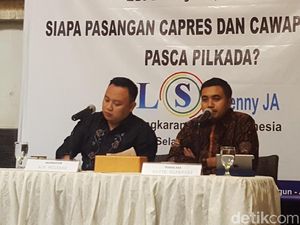 LSI: Pasca-Pilkada 2018, Elektabilitas Jokowi Naik 3 Persen