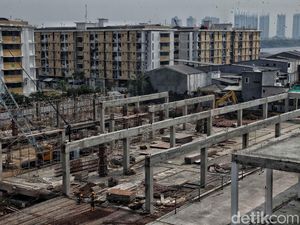 Penampakan Terkini Pembangunan Pasar Ikan Modern Muara Baru Penampakan Terkini Pembangunan Pasar Ikan Modern Muara Baru