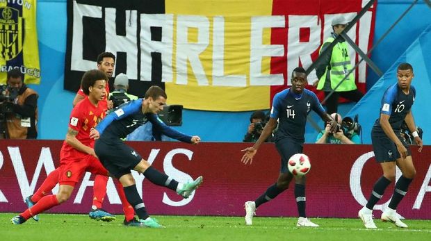 Antoine Griezmann terlibat dalam lima gol bersama timnas Prancis.