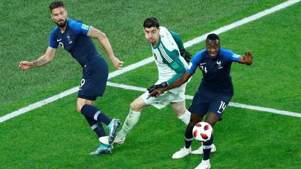 LIVE: Prancis vs Belgia di Semifinal Piala Dunia 2018