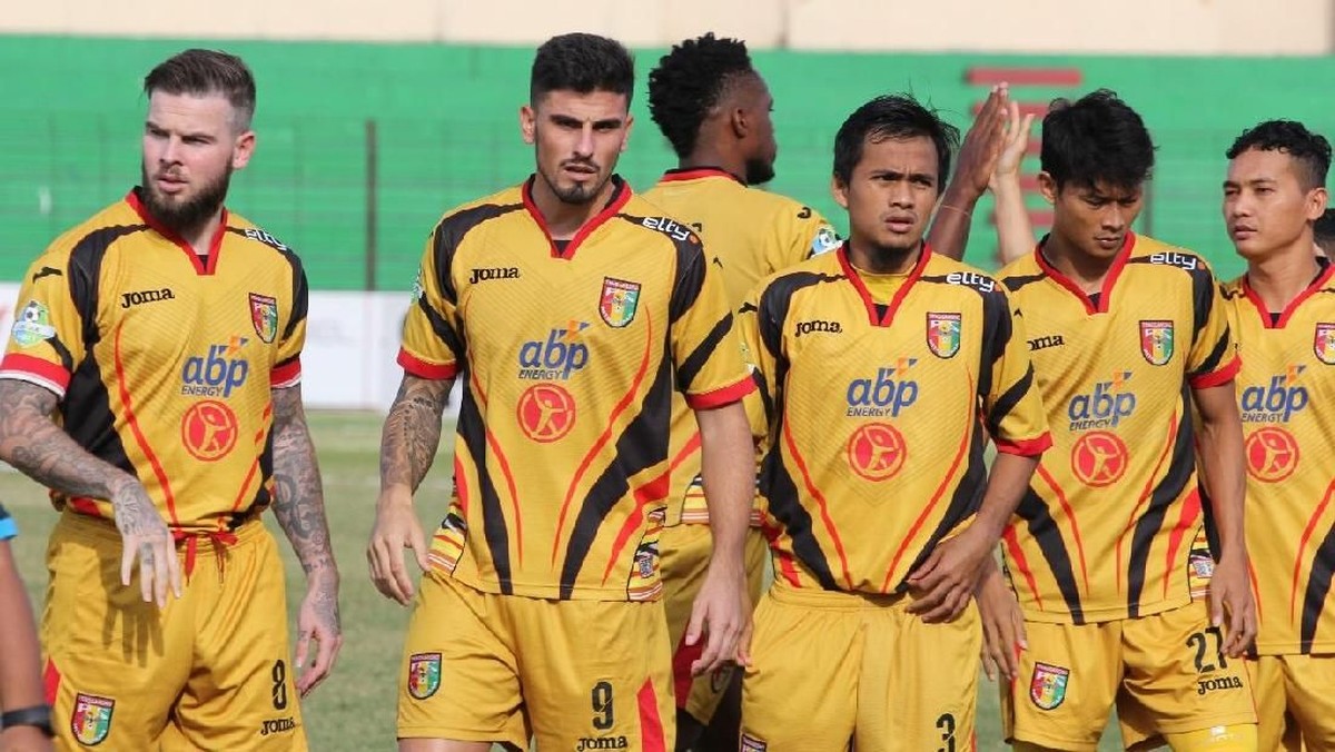 Pemain Mitra Kukar di Liga 1 2018. (Foto: Dok. Mitra Kukar)