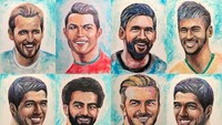 Seorang seniman bernama Christiam Ramos menciptakan sebuah karya unik dari pasta gigi. memanfaatkan momen Piala Dunia 2018, ia ingin buktikan menciptakan karya seni bisa berasal dari media apa saja. Istimewa/Boredpanda.