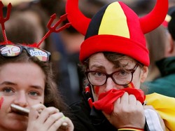 Remuk Redam Hati Suporter Belgia