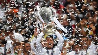 Ketiga adalah Real Madrid. Ronaldo adalah top skor klub Los Blancos dan cukup sukses meraih banyak gelar di sana, termasuk juara Liga Champions (Laurence Griffiths/Getty Images)