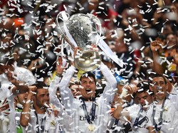 Ketiga adalah Real Madrid. Ronaldo adalah top skor klub Los Blancos dan cukup sukses meraih banyak gelar di sana, termasuk juara Liga Champions (Laurence Griffiths/Getty Images)