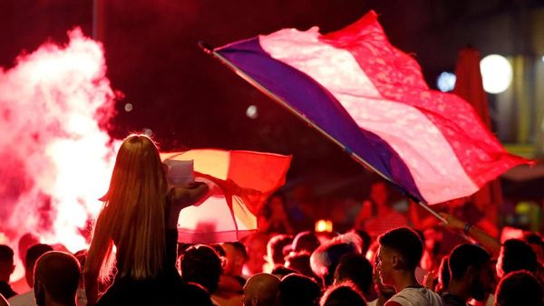 Prancis ke Final, Suporter Berpesta