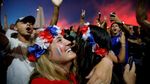 Prancis ke Final, Suporter Berpesta