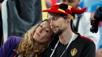 Belgia kalah 1-0 dari Prancis dan gagal ke final. REUTERS/Toru Hanai.