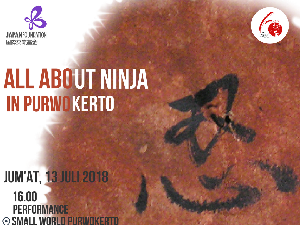 Japan Foundation Perkenalkan Budaya Ninja ke Jakarta dan Purwokerto Japan Foundation Perkenalkan Budaya Ninja ke Jakarta dan Purwokerto