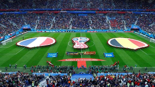 LIVE: Prancis vs Belgia di Semifinal Piala Dunia 2018