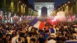 Prancis ke Final, Suporter Berpesta