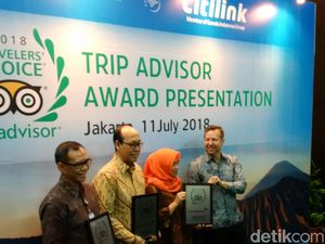 Garuda Indonesia dan Citilink Jadi Maskapai Pilihan Versi TripAdvisor 2018