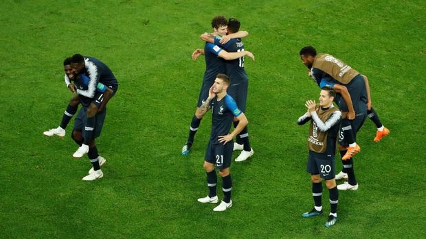 Timnas Prancis melangkah ke final Piala Dunia 2018 setelah mengalahkan Belgia di semifinal.