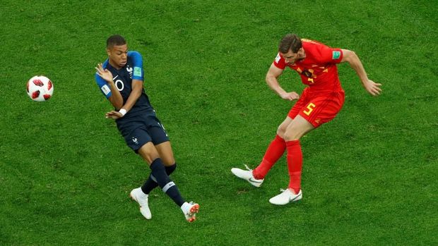 LIVE: Prancis vs Belgia di Semifinal Piala Dunia 2018