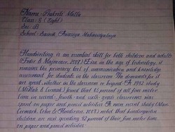 Ini Tulisan Tangan yang Disebut Terbaik di Dunia, Memanjakan Mata?