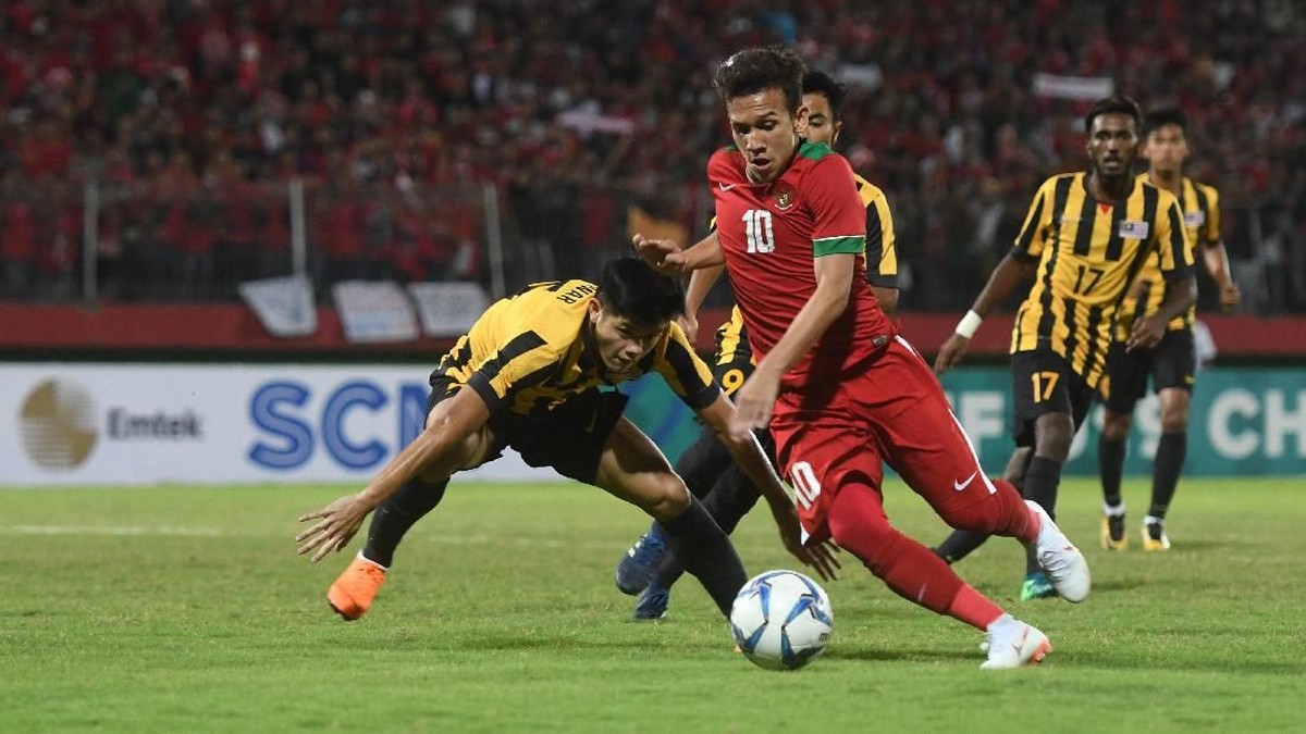Aksi Egy Maulana Vikri di Piala AFF U-19 2018 (Foto: Zabur Karuru/ANTARA)