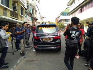 Puslabfor Olah TKP di Lokasi Ledakan di Ruko Grand Wijaya