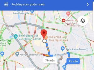 Google Maps Bakal Cari Jalur Aman saat Ganjil Genap
