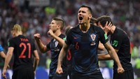 Kemenangan dramatis meloloskan Kroasia ke final Piala Dunia untuk pertama kalinya sepanjang sejarah, melampaui capaian pada 1998 yang ketika itu cuma menjadi semifinalis. (Foto: Dan Mullan/Getty Images)