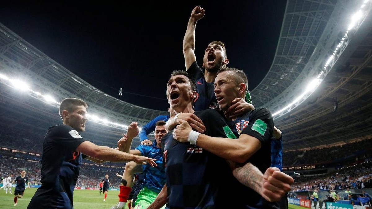 Kroasia lolos ke final Piala Dunia 2018 setelah mengalahkan Inggris di semifinal (Foto: Reuters)