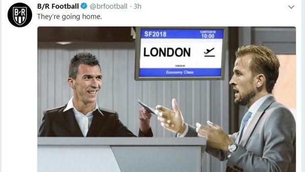 Deretan Meme Kocak Hantar Inggris Pulang Usai Ditekuk Kroasia