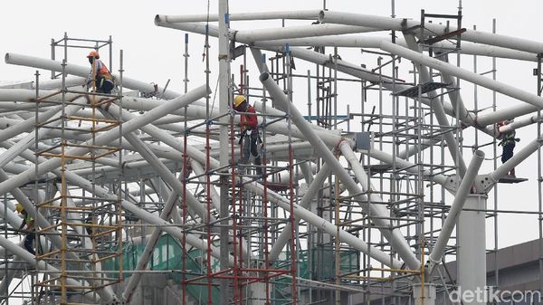 Pembangunan Stasiun LRT Velodrome