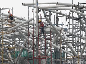 Pembangunan Stasiun LRT Velodrome