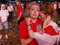 Tangisan di Trafalgar dan Hyde Park Usai Inggris Ditekuk Kroasia