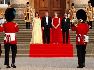 Warganya Protes, PM Inggris Malah Gelar Karpet Merah untuk Trump