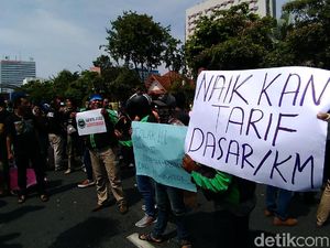 Demo Driver Online, Ini Jawaban Aplikator Ojek Online