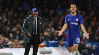 Chelsea akhirnya bisa tampil di Liga Champions 2017/2018, setelah pada musim sebelumnya absen. Kemenangan pertama didapat Chelsea atas Qarabag. (Foto: Richard Heathcote/Getty Images)