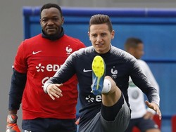 Marseille juga punya tiga pemain di final Piala Dunia 2018. Ketiganya ada di kubu Prancis, dengan dua di antaranya adalah Steve Mandanda dan Florian Thauvin. (Sergei Karpukhin/Reuters)