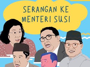 Sahut-sahutan Susi dan Para Penyerangnya