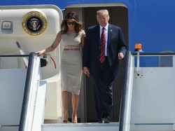 Ups! Air Force One Donald Trump Nyaris Ditabrak Drone