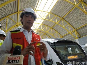 Jokowi: LRT Juga akan Dibangun di Surabaya, Bandung dan Medan